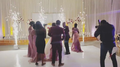 Glossy White Removable Dance floor Wrap Vinyl Roll. 54in x 100ft. Enough to Wrap a 20ft by 20ft dancefloor + Install tool. Free Shipping.