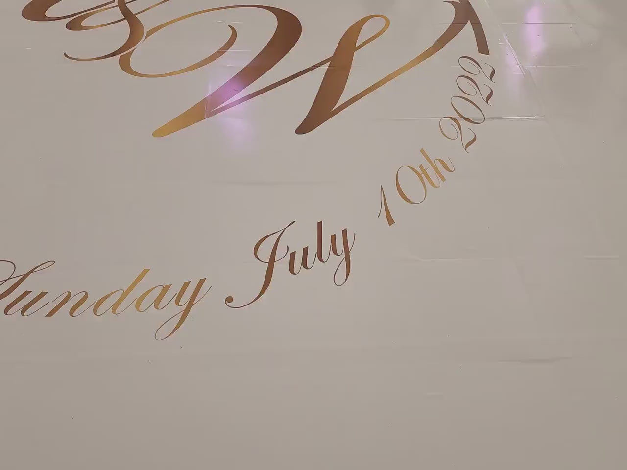 Custom  Wedding Decal Dance Floor Wrap Gloss Removable Vinyl. Monogram Print and Vinyl to cover the entire dancefloor. Wedding logo design