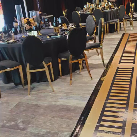 Customizable Great Gatsby Birthday Decal Dance Floor Wrap. Removable Vinyl. Covers entire dancefloor. Birthday Floor Wrap. Free Shipping