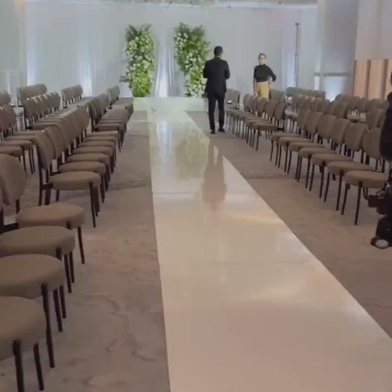 Customizable Wedding Decal Aisle Runner Wrap | Gloss Removable Vinyl | Monogram Printed on the aisle | Wedding logo design| Free Shipping.