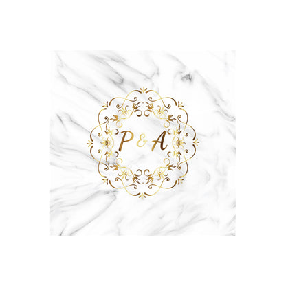 Custom Wedding Decal Dance Floor Wrap Gloss Removable Vinyl. Monogram Print and Vinyl to cover the entire dancefloor. Wedding logo design