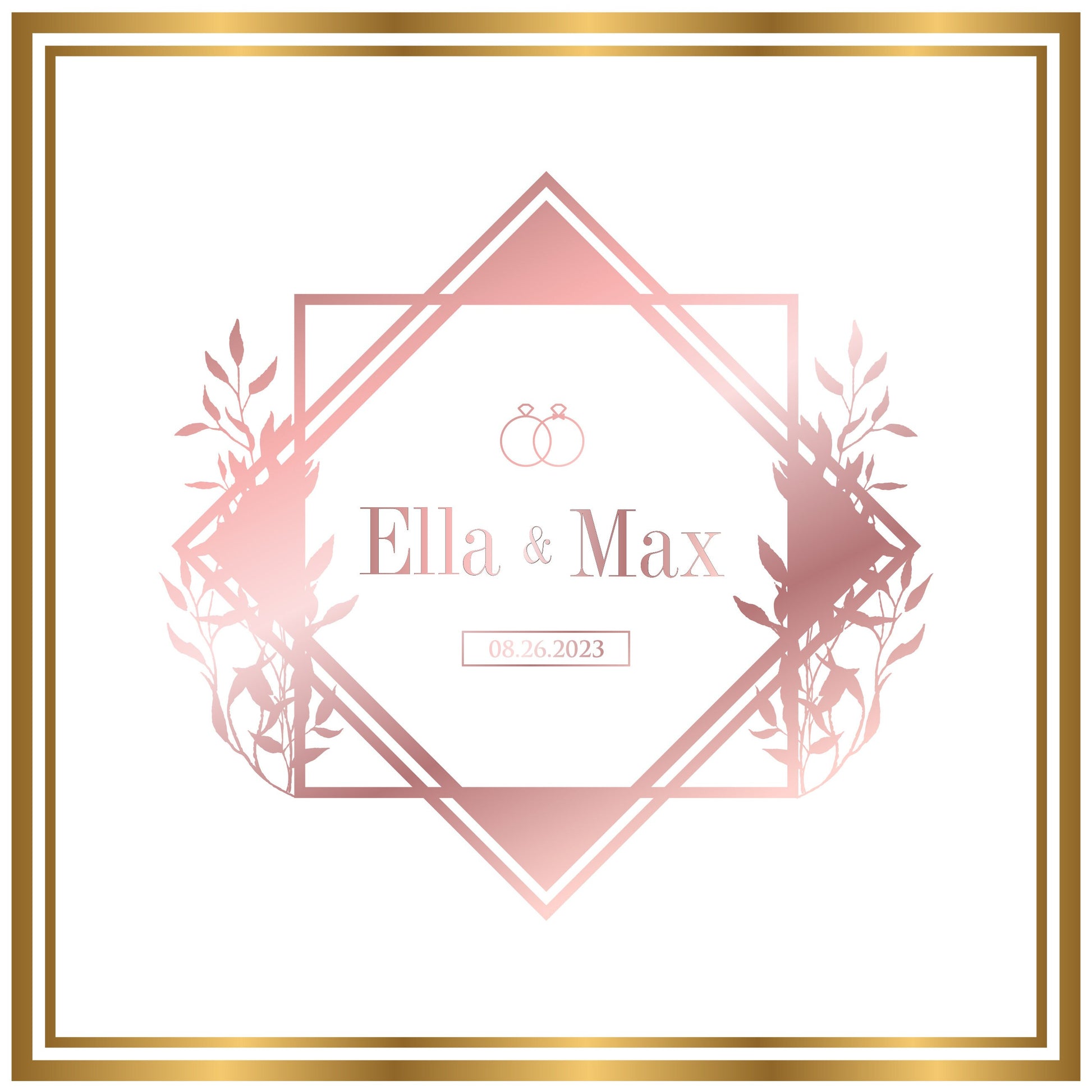 Custom Wedding Decal Dance Floor Wrap Gloss Removable Vinyl. Monogram Print and Vinyl to cover the entire dancefloor. Wedding logo design