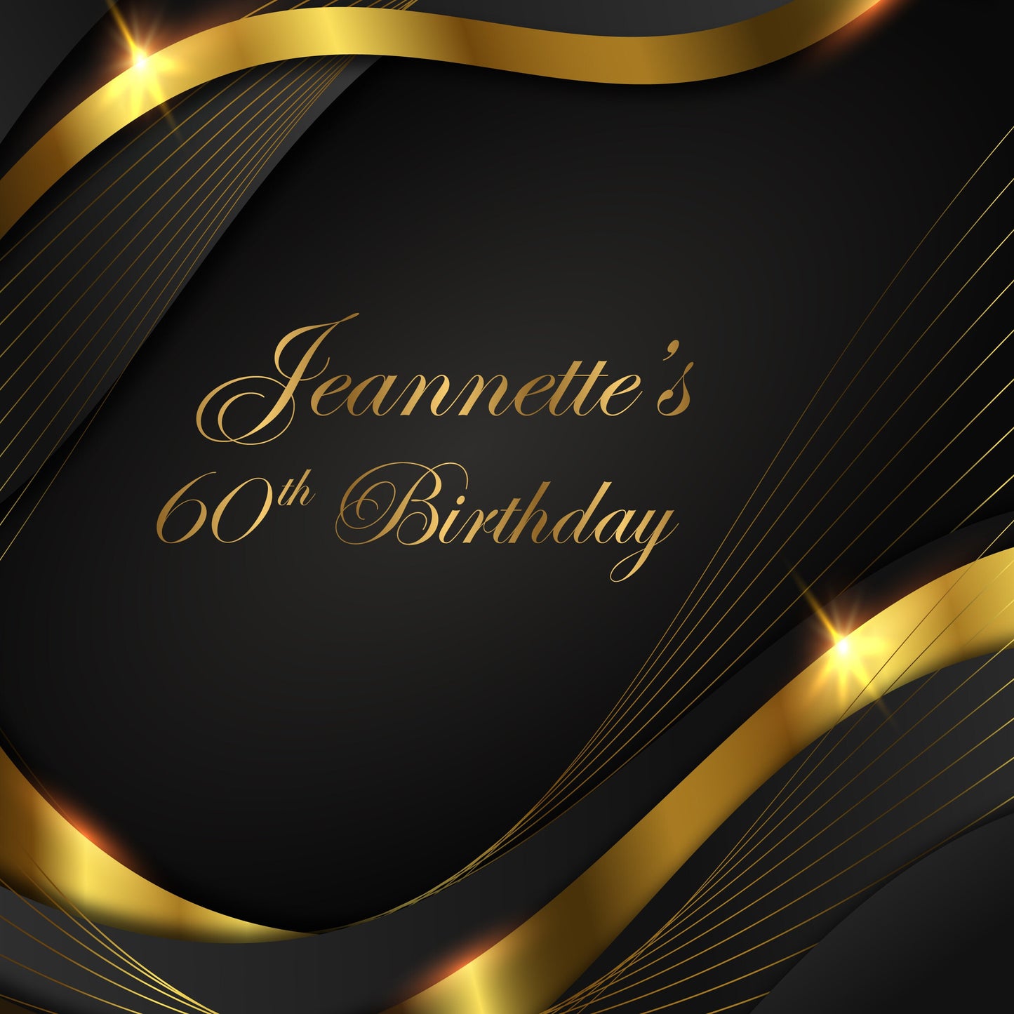 Customizable Birthday Decal Dance Floor Wrap Gloss/Matte Removable Vinyl. Vinyl to cover the entire dancefloor. Birthday party logo design