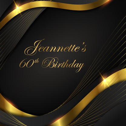 Customizable Birthday Decal Dance Floor Wrap Gloss/Matte Removable Vinyl. Vinyl to cover the entire dancefloor. Birthday party logo design