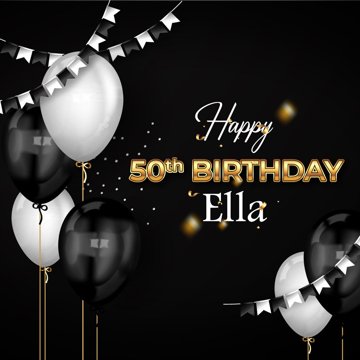 Customizable Birthday Decal Dance Floor Wrap Gloss/Matte Removable Vinyl. Vinyl to cover the entire dancefloor. Birthday party logo design