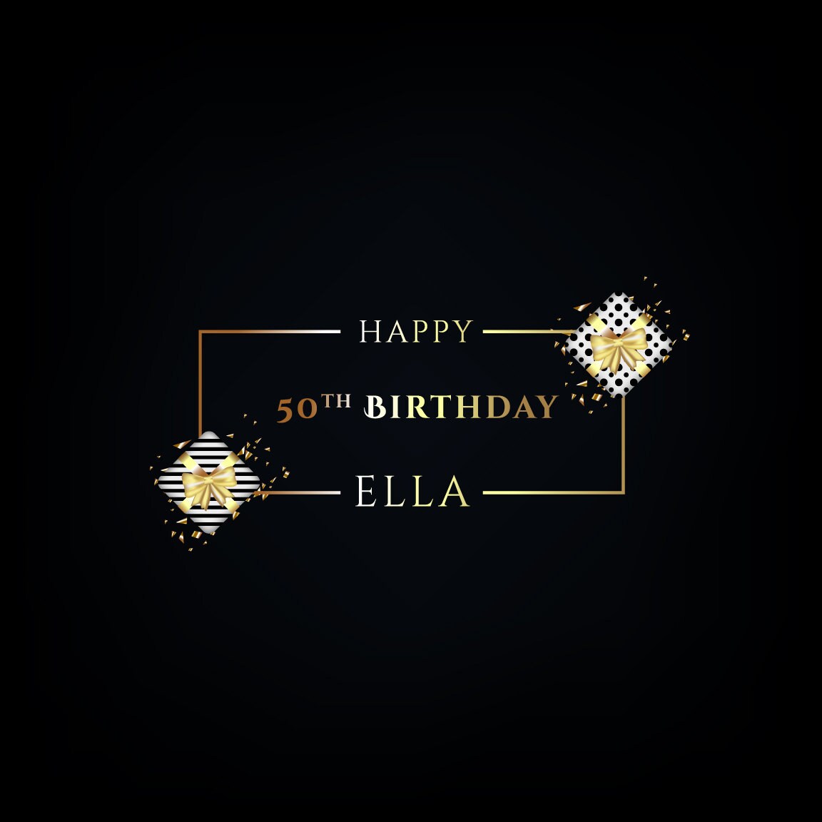 Customizable Birthday Decal Dance Floor Wrap Gloss/Matte Removable Vinyl. Vinyl to cover the entire dancefloor. Birthday party logo design