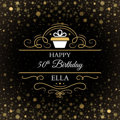 Customizable Birthday Decal Dance Floor Wrap Gloss/Matte Removable Vinyl. Vinyl to cover the entire dancefloor. Birthday party logo design