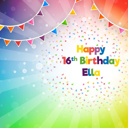 Customizable Birthday Decal Dance Floor Wrap Gloss/Matte Removable Vinyl. Vinyl to cover the entire dancefloor. Birthday party logo design