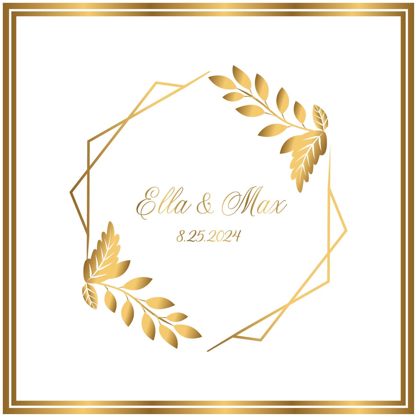 Full Print Custom Wedding Decal Dance Floor Wrap Gloss Removable Vinyl. Wedding Dancefloor design. Free Shipping