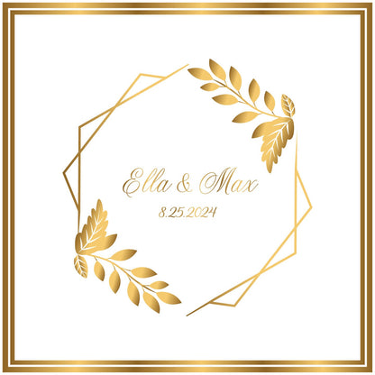 Full Print Custom Wedding Decal Dance Floor Wrap Gloss Removable Vinyl. Wedding Dancefloor design. Free Shipping