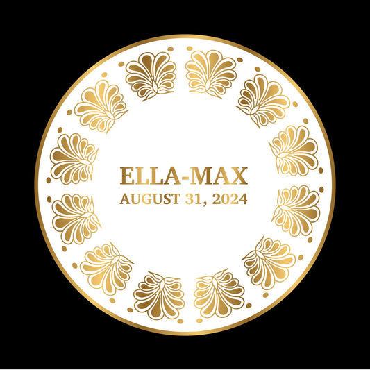 Unique Circular Custom Wedding Decal Dance Floor Wrap. Gloss Removable Vinyl. Wedding Floor designs that cover the dancefloor. Free Shipping