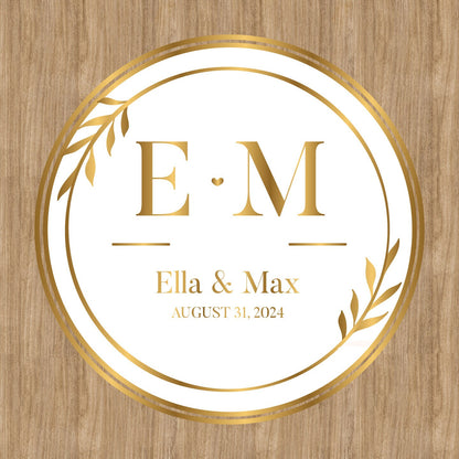 Unique Circular Custom Wedding Decal Dance Floor Wrap. Gloss Removable Vinyl. Wedding Floor designs that cover the dancefloor. Free Shipping