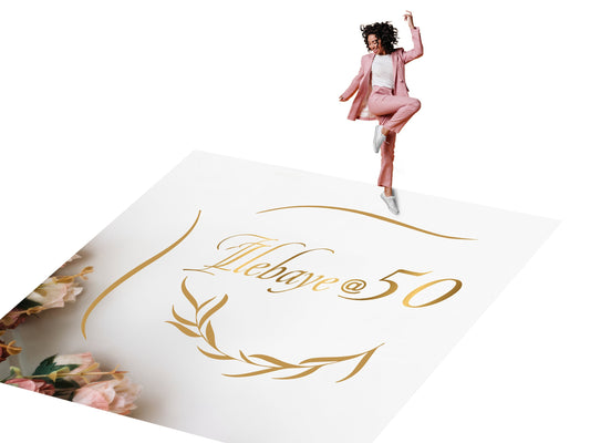 Customizable Birthday Decal Dance Floor Wrap Gloss/Matte Removable Vinyl. Vinyl to cover the entire dancefloor. Birthday party logo design