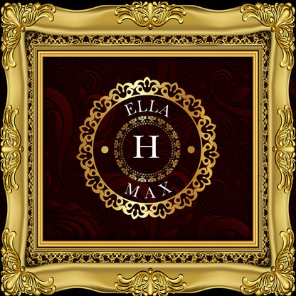 Super Unique Photo Frame Wedding Dance Floor Wrap Gloss Removable Vinyl. Print and Vinyl to cover the entire dancefloor. Wedding logo design