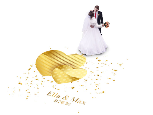 Custom Wedding Decal Dance Floor Wrap Gloss Removable Vinyl. Monogram Print and Vinyl to cover the entire dancefloor. Wedding logo design