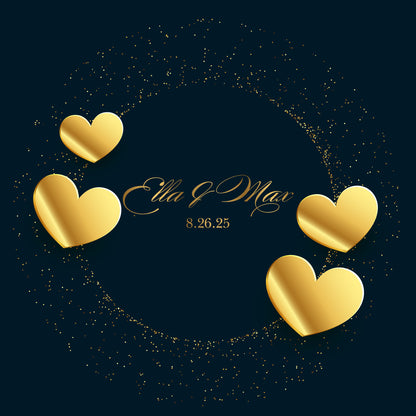 Custom Wedding Decal Dance Floor Wrap Gloss Removable Vinyl. Monogram Print and Vinyl to cover the entire dancefloor. Wedding logo design