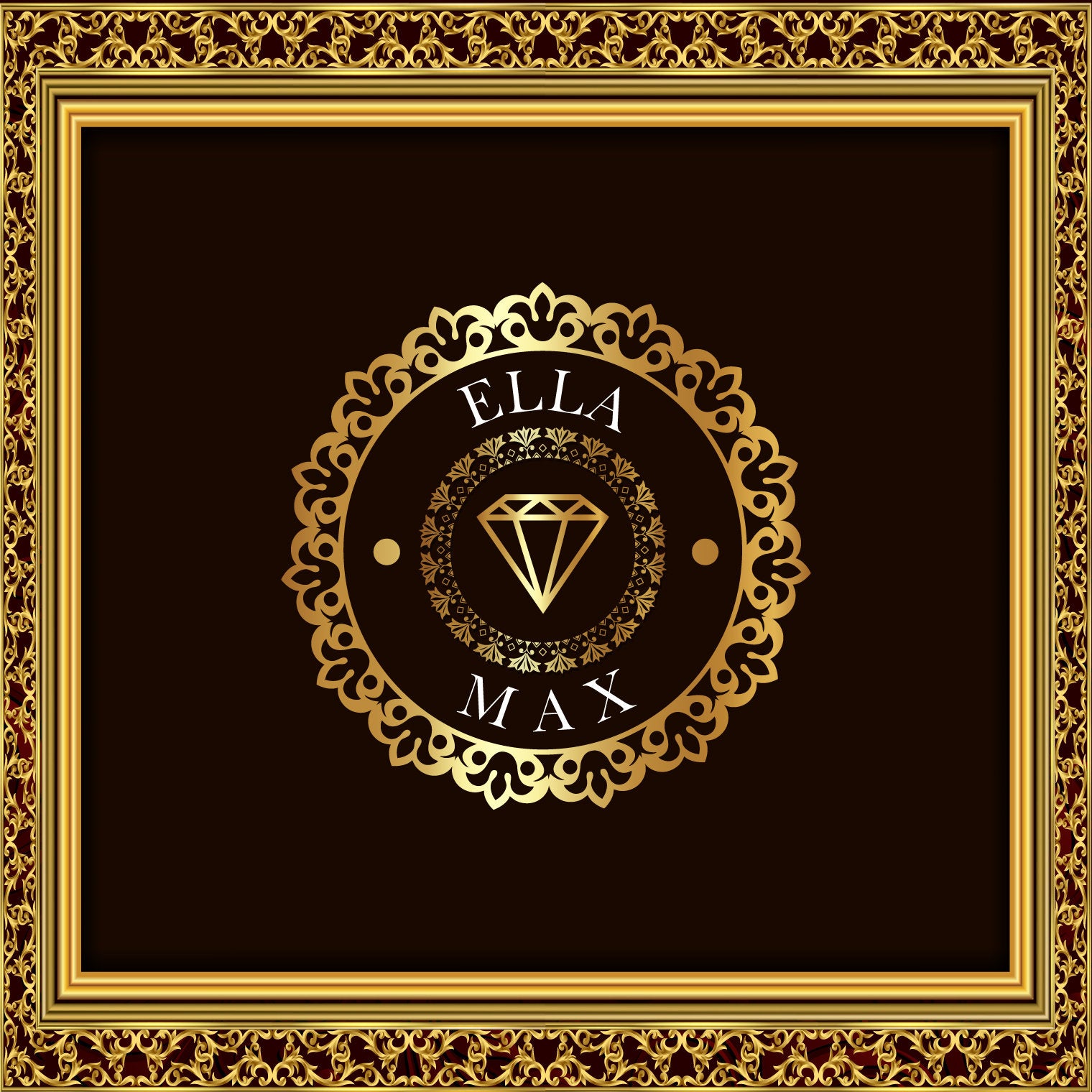 Super Unique Photo Frame Wedding Dance Floor Wrap Gloss Removable Vinyl. Print and Vinyl to cover the entire dancefloor. Wedding logo design